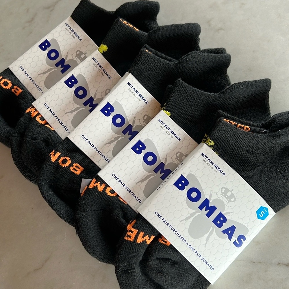 5 Pair Bombas Socks